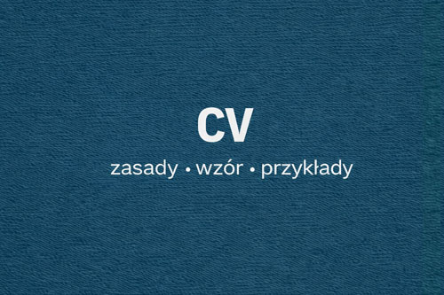 CV - curriculum vitae