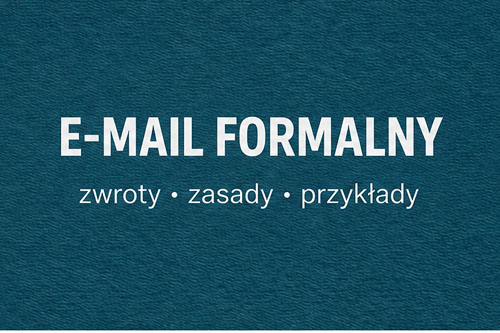 E-mail formalny