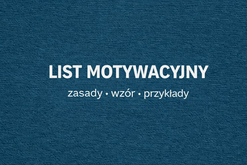 List motywacyjny
