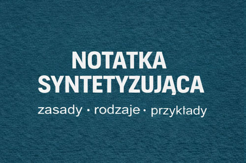 Notatka syntetyzująca