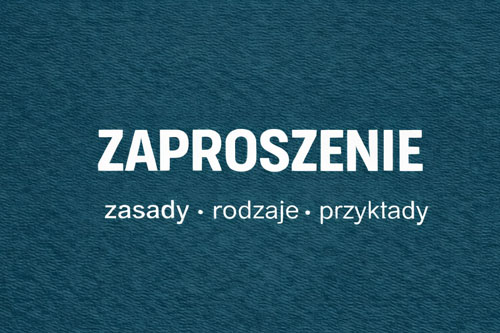 Zaproszenie